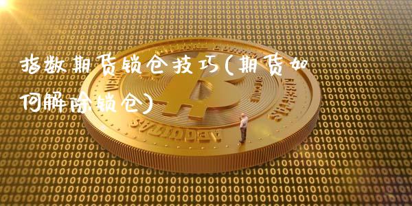 指数期货锁仓技巧(期货如何解除锁仓)_https://gjqh.wpmee.com_期货新闻_第1张