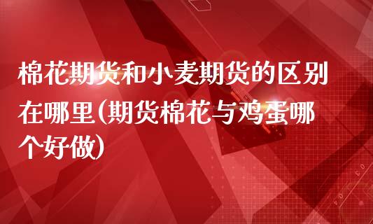 棉花期货和小麦期货的区别在哪里(期货棉花与鸡蛋哪个好做)_https://gjqh.wpmee.com_国际期货_第1张