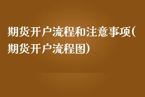 期货开户流程和注意事项(期货开户流程图)_https://gjqh.wpmee.com_期货开户_第1张