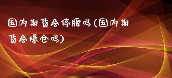 国内期货会停牌吗(国内期货会爆仓吗)_https://gjqh.wpmee.com_国际期货_第1张