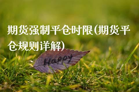 期货强制平仓时限(期货平仓规则详解)_https://gjqh.wpmee.com_期货百科_第1张