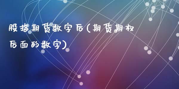 股指期货数字后(期货期权后面的数字)_https://gjqh.wpmee.com_国际期货_第1张