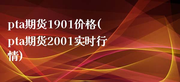 pta期货1901价格(pta期货2001实时行情)_https://gjqh.wpmee.com_期货平台_第1张