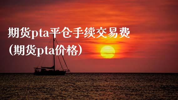 期货pta平仓手续交易费(期货pta价格)_https://gjqh.wpmee.com_期货平台_第1张