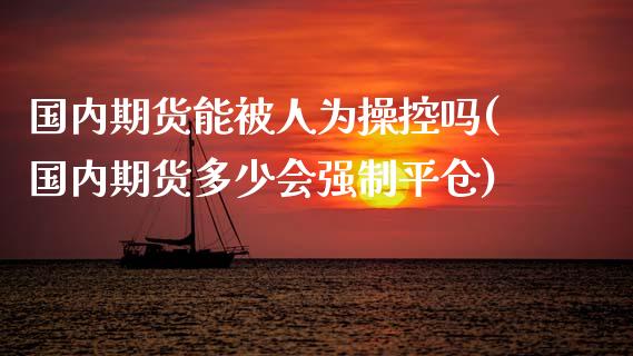 国内期货能被人为操控吗(国内期货多少会强制平仓)_https://gjqh.wpmee.com_期货新闻_第1张