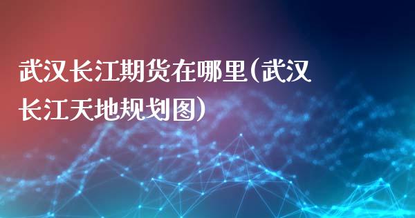 武汉长江期货在哪里(武汉长江天地规划图)_https://gjqh.wpmee.com_期货开户_第1张