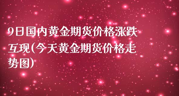 9日国内黄金期货价格涨跌互现(今天黄金期货价格走势图)_https://gjqh.wpmee.com_期货开户_第1张