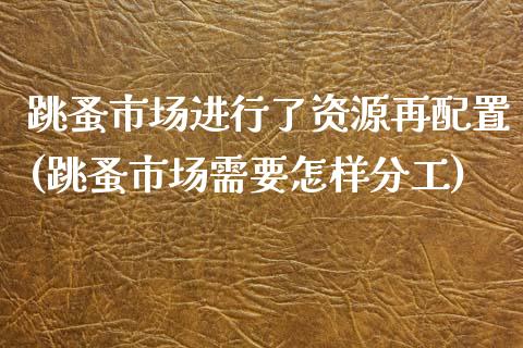 跳蚤市场进行了资源再配置(跳蚤市场需要怎样分工)_https://gjqh.wpmee.com_期货百科_第1张