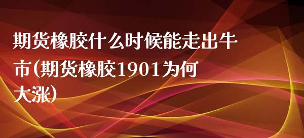 期货橡胶什么时候能走出牛市(期货橡胶1901为何大涨)_https://gjqh.wpmee.com_期货开户_第1张