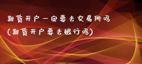 期货开户一定要去交易所吗(期货开户要去银行吗)_https://gjqh.wpmee.com_期货百科_第1张