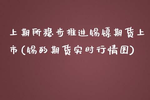 上期所稳步推进锡镍期货上市(锡的期货实时行情图)_https://gjqh.wpmee.com_期货开户_第1张