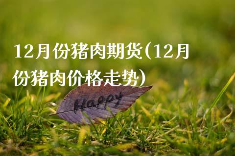 12月份猪肉期货(12月份猪肉价格走势)_https://gjqh.wpmee.com_期货开户_第1张