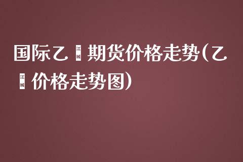 国际乙烯期货价格走势(乙烯价格走势图)_https://gjqh.wpmee.com_期货开户_第1张