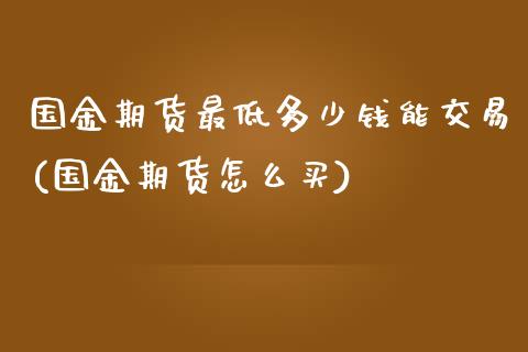 国金期货最低多少钱能交易(国金期货怎么买)_https://gjqh.wpmee.com_期货百科_第1张