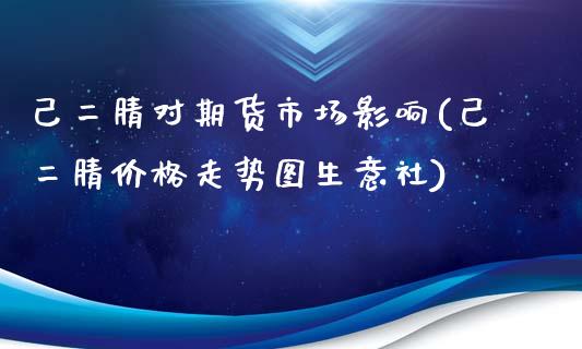 己二腈对期货市场影响(己二腈价格走势图生意社)_https://gjqh.wpmee.com_期货新闻_第1张