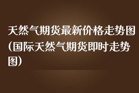 天然气期货最新价格走势图(国际天然气期货即时走势图)_https://gjqh.wpmee.com_期货百科_第1张