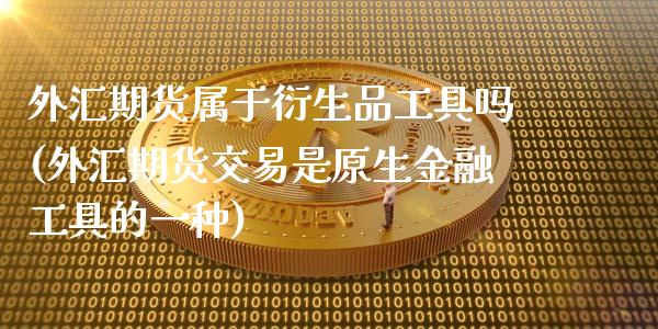 外汇期货属于衍生品工具吗(外汇期货交易是原生金融工具的一种)_https://gjqh.wpmee.com_期货新闻_第1张