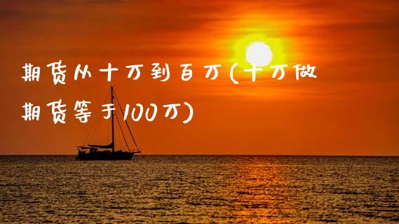 期货从十万到百万(十万做期货等于100万)_https://gjqh.wpmee.com_期货平台_第1张