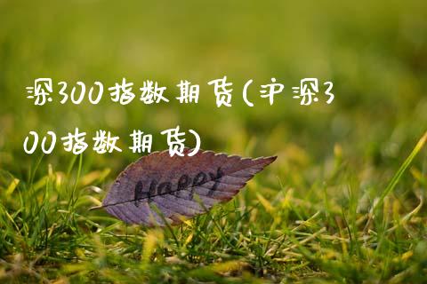 深300指数期货(沪深300指数期货)_https://gjqh.wpmee.com_期货新闻_第1张