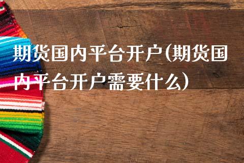 期货国内平台开户(期货国内平台开户需要什么)_https://gjqh.wpmee.com_期货百科_第1张