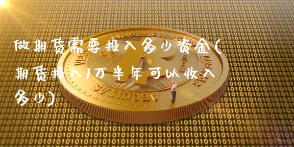 做期货需要投入多少资金(期货投入1万半年可以收入多少)_https://gjqh.wpmee.com_期货百科_第1张