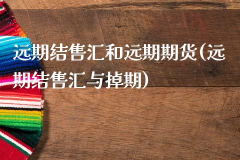 远期结售汇和远期期货(远期结售汇与掉期)_https://gjqh.wpmee.com_期货新闻_第1张