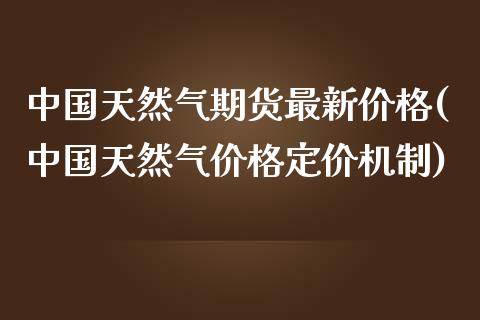 中国天然气期货最新价格(中国天然气价格定价机制)_https://gjqh.wpmee.com_期货新闻_第1张