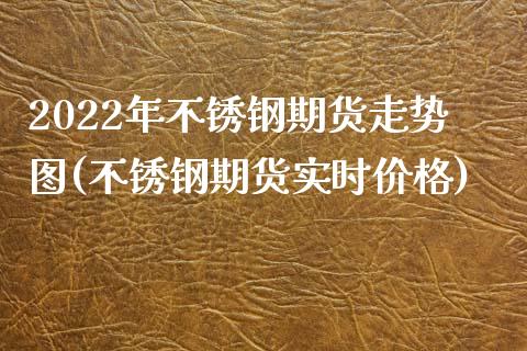 2022年不锈钢期货走势图(不锈钢期货实时价格)_https://gjqh.wpmee.com_期货开户_第1张