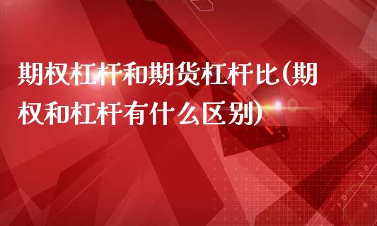 期权杠杆和期货杠杆比(期权和杠杆有什么区别)_https://gjqh.wpmee.com_期货开户_第1张