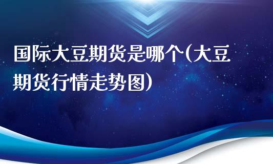 国际大豆期货是哪个(大豆期货行情走势图)_https://gjqh.wpmee.com_期货新闻_第1张