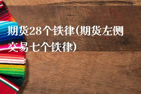 期货28个铁律(期货左侧交易七个铁律)_https://gjqh.wpmee.com_国际期货_第1张