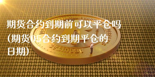 期货合约到期前可以平仓吗(期货05合约到期平仓的日期)_https://gjqh.wpmee.com_期货平台_第1张