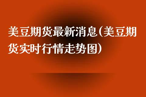 美豆期货最新消息(美豆期货实时行情走势图)_https://gjqh.wpmee.com_期货百科_第1张