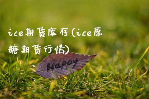 ice期货库存(ice原糖期货行情)_https://gjqh.wpmee.com_期货平台_第1张