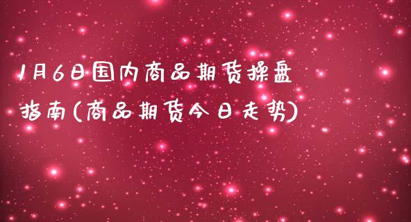 1月6日国内商品期货操盘指南(商品期货今日走势)_https://gjqh.wpmee.com_国际期货_第1张