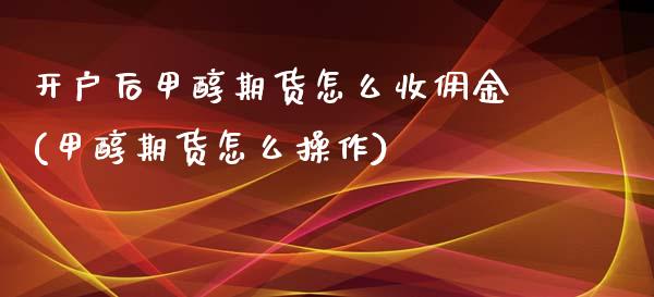 开户后甲醇期货怎么收佣金(甲醇期货怎么操作)_https://gjqh.wpmee.com_期货平台_第1张