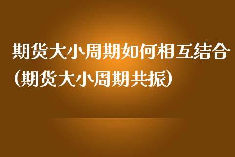 期货大小周期如何相互结合(期货大小周期共振)_https://gjqh.wpmee.com_期货平台_第1张