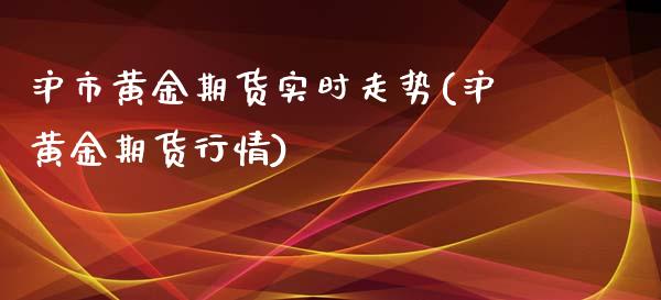 沪市黄金期货实时走势(沪黄金期货行情)_https://gjqh.wpmee.com_期货平台_第1张