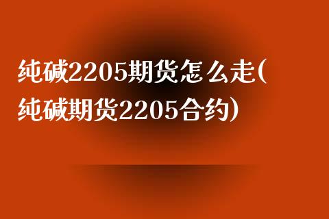 纯碱2205期货怎么走(纯碱期货2205合约)_https://gjqh.wpmee.com_期货百科_第1张