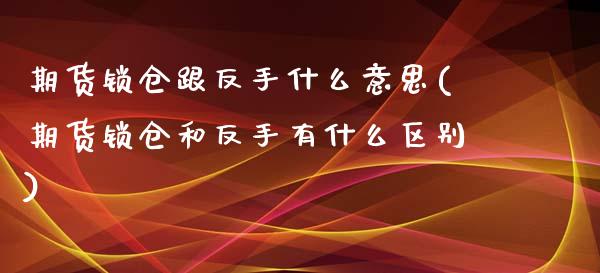 期货锁仓跟反手什么意思(期货锁仓和反手有什么区别)_https://gjqh.wpmee.com_期货平台_第1张