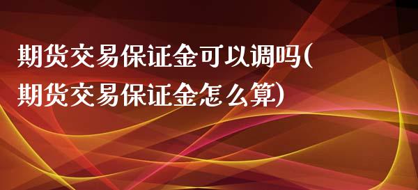 期货交易保证金可以调吗(期货交易保证金怎么算)_https://gjqh.wpmee.com_期货平台_第1张