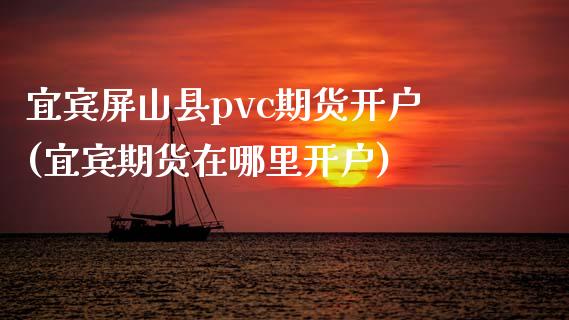 宜宾屏山县pvc期货开户(宜宾期货在哪里开户)_https://gjqh.wpmee.com_国际期货_第1张